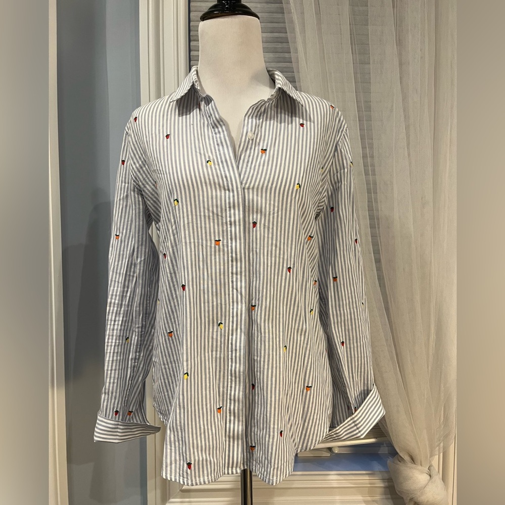 Rails Taylor Embroidered Citrus Shirt